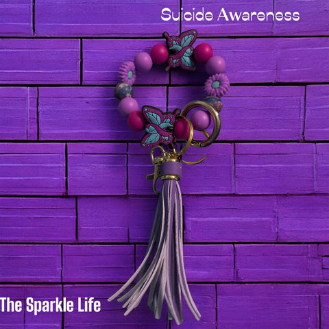 For a Cause - Mental Health & Suicide awareness Keychains