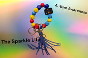 AUTISUM AWARNESS KEYCHAIN WRISTLET