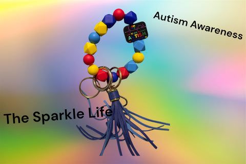 AUTISUM AWARNESS KEYCHAIN WRISTLET